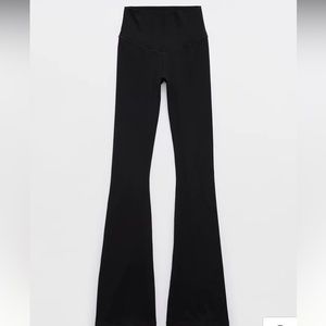Brand new Aerie flare black leggings, never been worn new with tags, super cute!